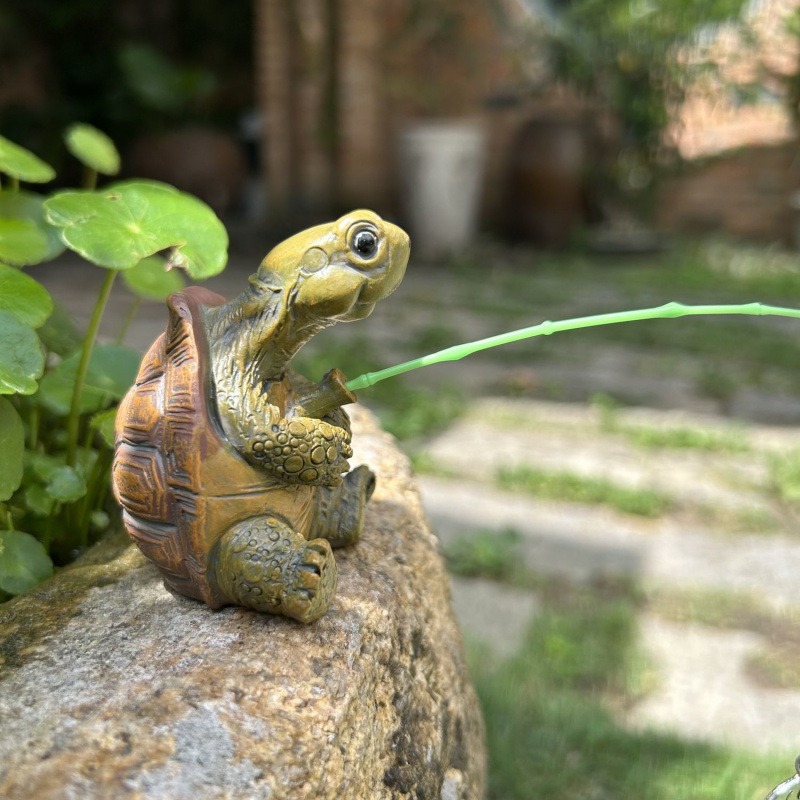 Ocean Aquarium - Schildpadvissen, aquariumdecoratie, creatieve Chinese rotslandschap, waterdispenser,