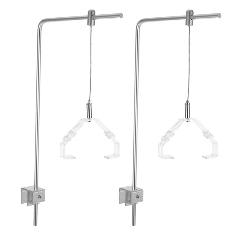 Saltwater Tank - AB41-2 Stuks Aquarium Lichtrek Aluminium Beugel