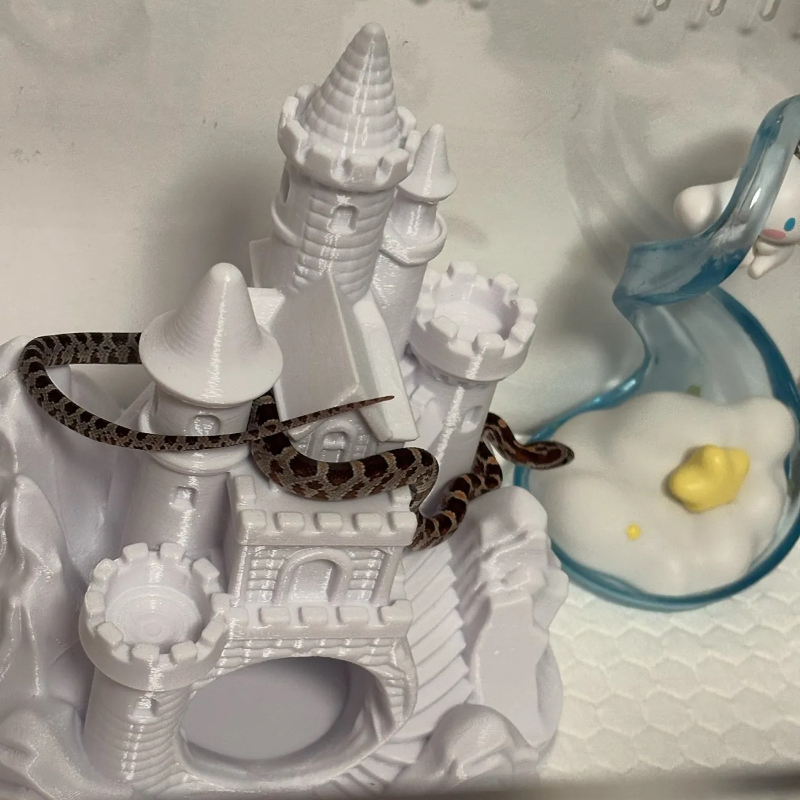 Marine Fish Tank - Sprookjeskasteel 3D Print Aquarium Schuilplaats Veilig