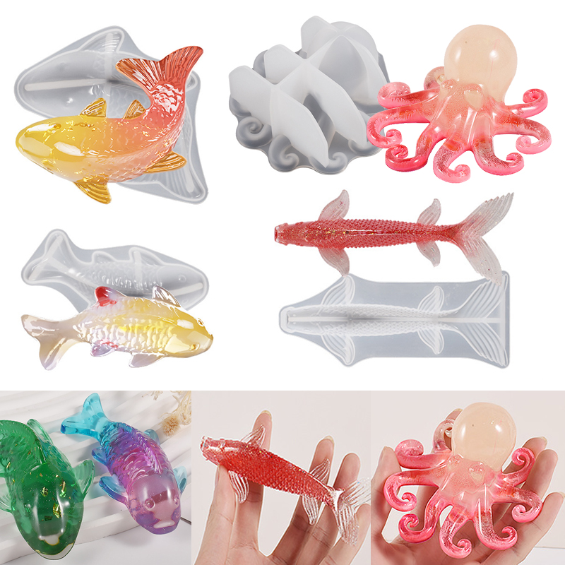 3D Koi Visvormige Epoxyhars Ma - Marine Fish Tank recensie en prijs