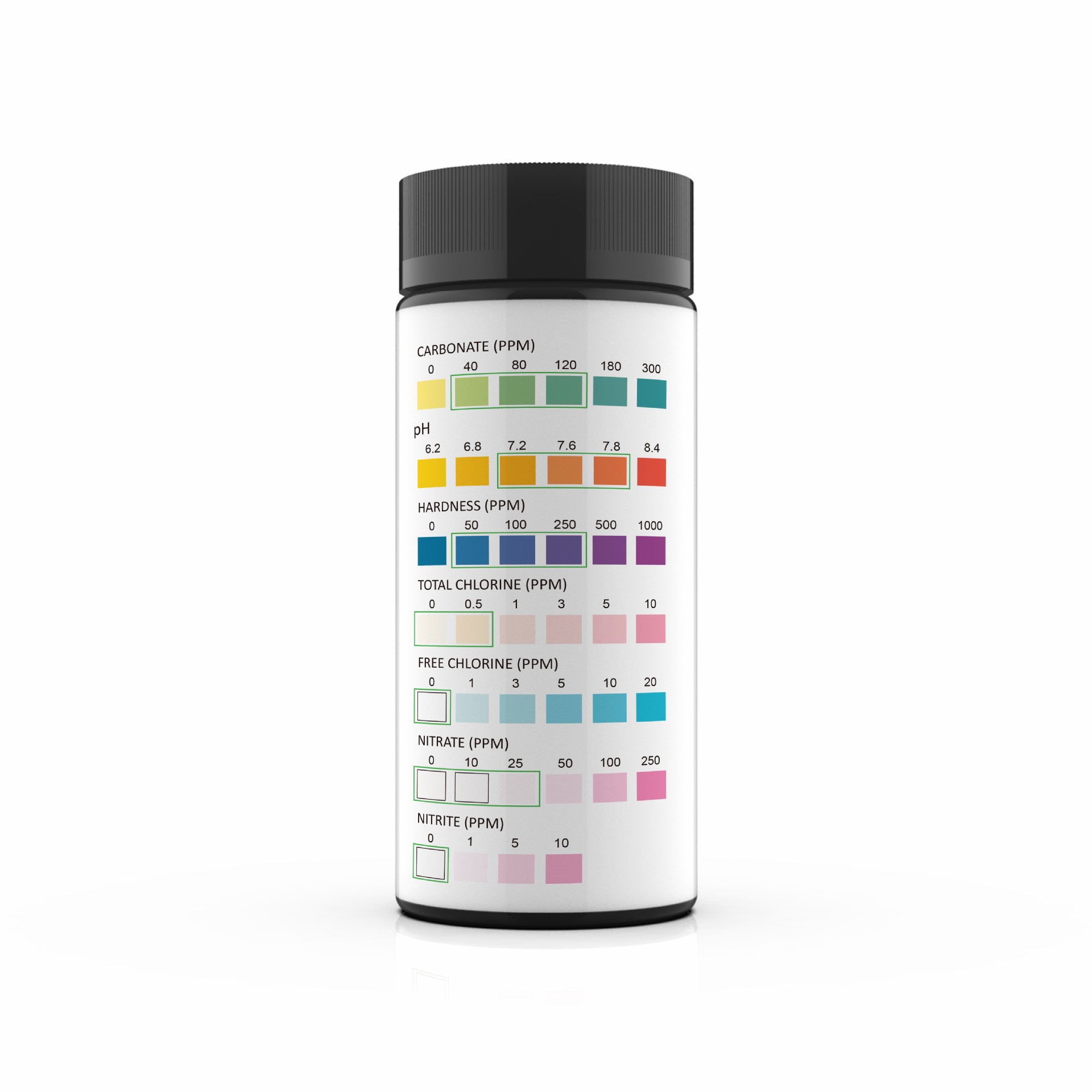 7-in-1 aquariumteststrips, 50  - Saltwater Tank recensie en prijs