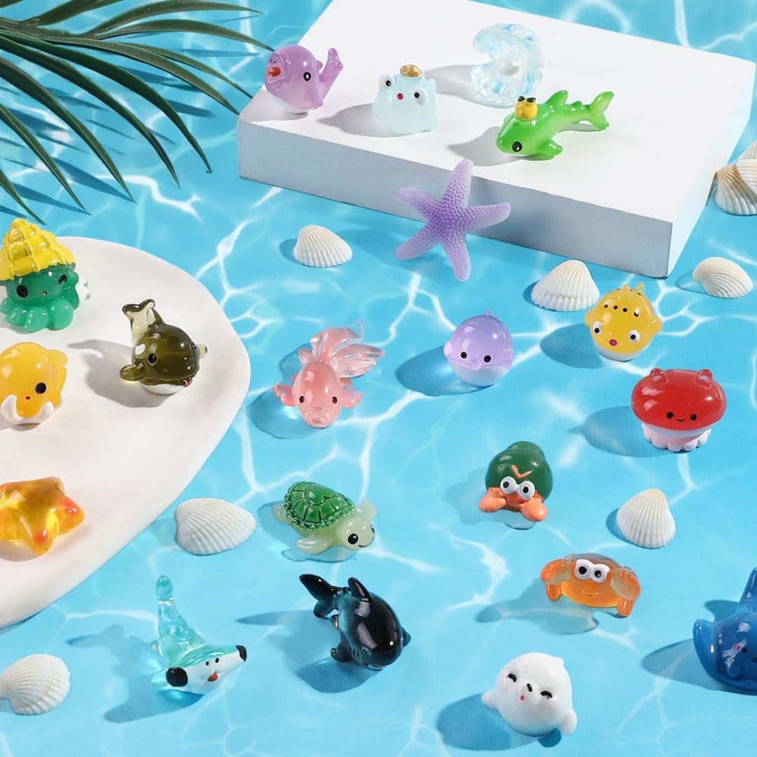 Mini Oceaan Dieren Hars Beeldj - Aquarium Marine World recensie en prijs