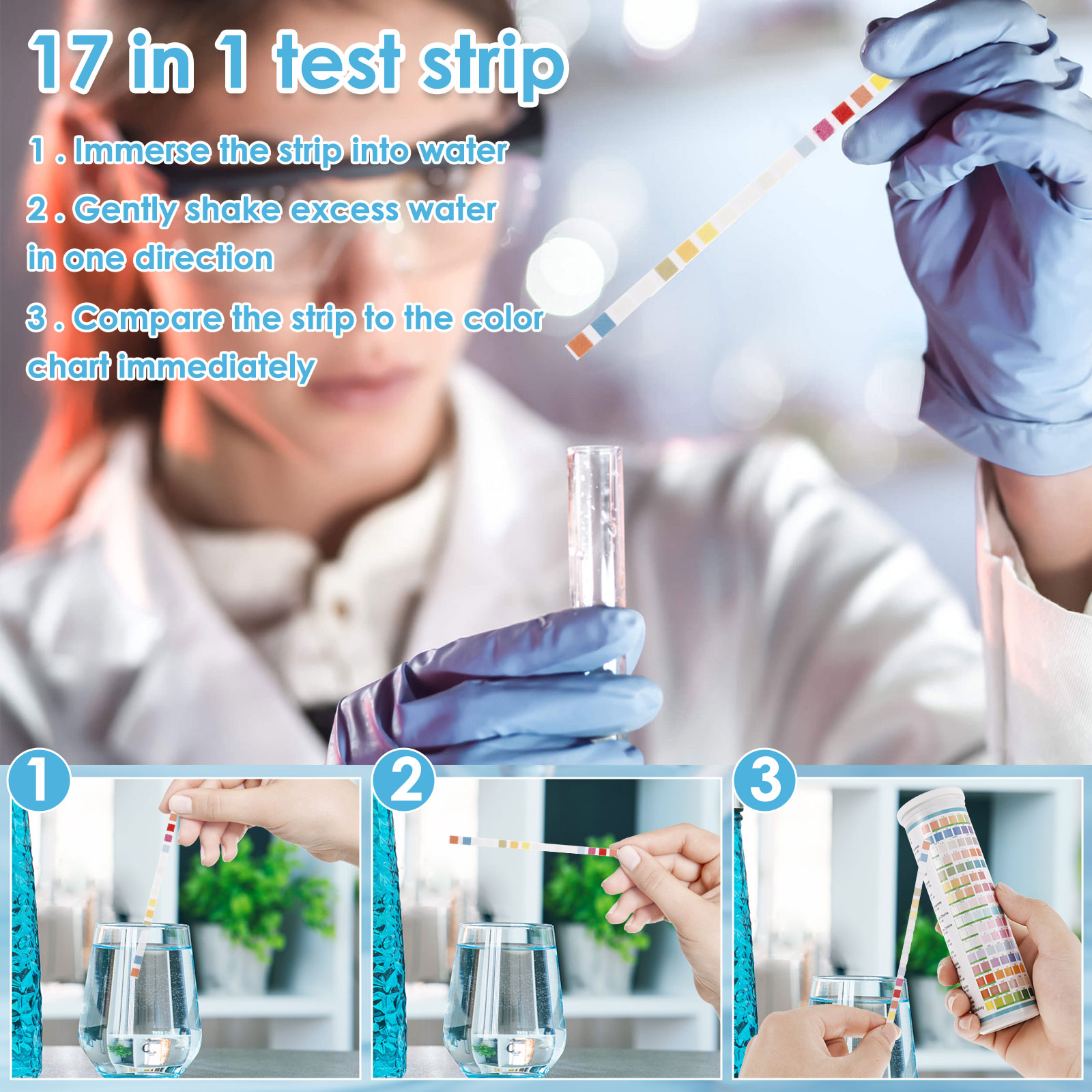 5-17 in 1 Aquarium Teststrips  - Saltwater Tank recensie en prijs