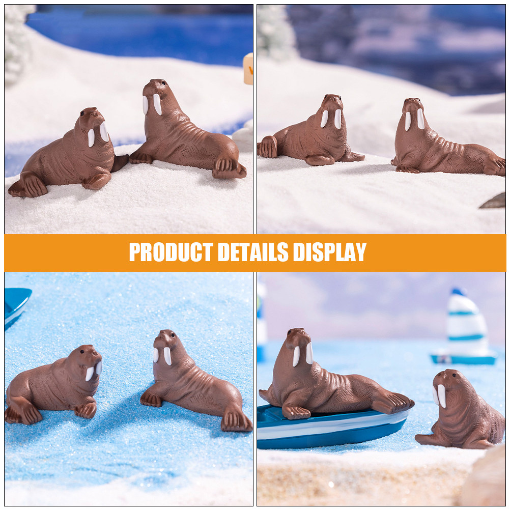 2 stuks hars walrus miniatuur  - Marine Aquarium recensie en prijs
